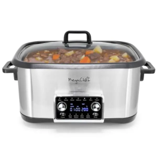 MegaChef MSV-750 8 qt. 12-in-1 Deluxe Multi Cooker with Sous Vide & Multi-Functions