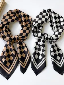 Plaid Fashion Scarf for Women & Men, Multi-Purpose Neck Warmer, Stylish Travel Accessory, Perfect for Cold Weather & Outdoor Activities, Checkered Scarf