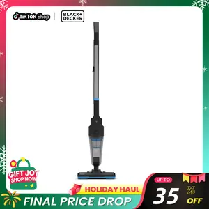 Black + Decker PowerSeries Flex 600W Motor 500ml Dustbin 21 Foot Cord 3-in-1 HandVac Versatile Use with Crevise Tool Attachment