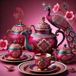 Peacock Pattern DIY Diamond Art Painting Kit Without Frame, DIY 5D Diamond Art Painting Kit, Wall Art Decor for Home Living Room Bedroom