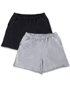 Women's Summer Plain Sporty Shorts, Casual Loose Fit, Perfect for Travel & Daily Wear, Ladies' Comfortable Clothing