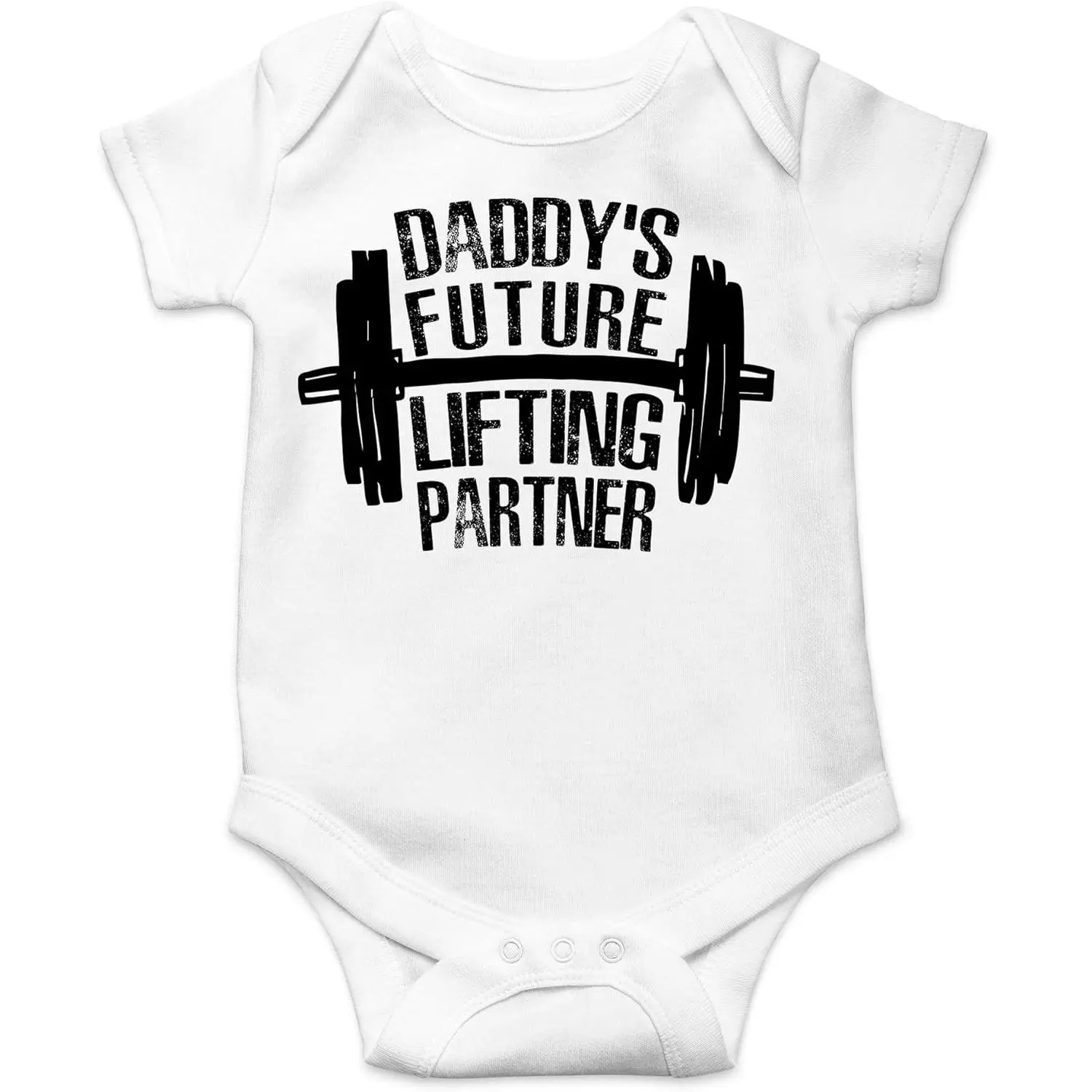 Daddy's Future Lifting Partner - Baby Clothes - Funny Newborn Bodysuit Outfits for Boys and Girls