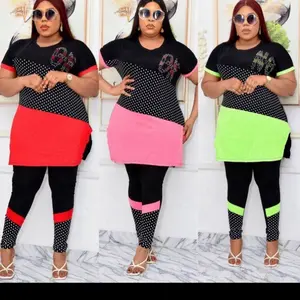 Women's 2 Piece Top and Leggings Set for Comfortable and Stylish Look - Womenswear, Clothing Fit Stretchy Soft Pants Breathable