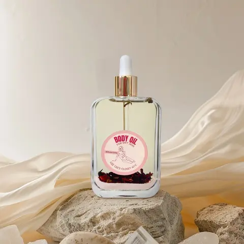 Unscented Dry Body Oil for Moisturized Skin Without the Grease