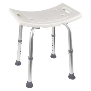 SENROB Adjustable Non-Slip Shower Chair with Suction Feet, Stable Shower Bench Seat for Inside Shower and Tub, Portable Bath Stool and Shower Seat for Adults