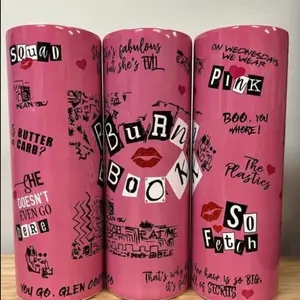 Burn book mean girls tumbler