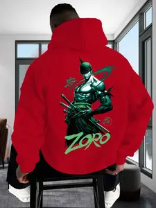 Men's Fall Winter Dark Art Hoodie, Montirex Letter Print, Fashionable and Practical, Casual Daily Wear