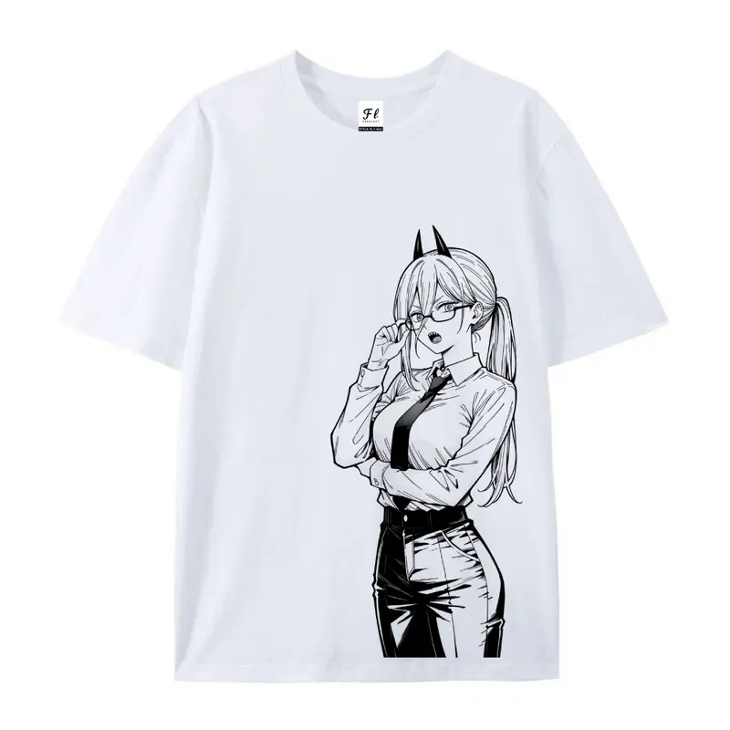 ⭐︎X-girl × Chainsawman Power T-shirt XL power chainsaw man shirt - TikTok Shop