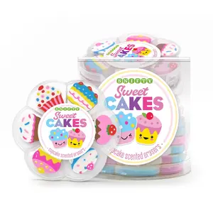 Sweet Cakes Scented Eraser Set