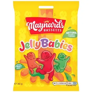 Bassetts Jelly Babies 165g (Pack of 4)