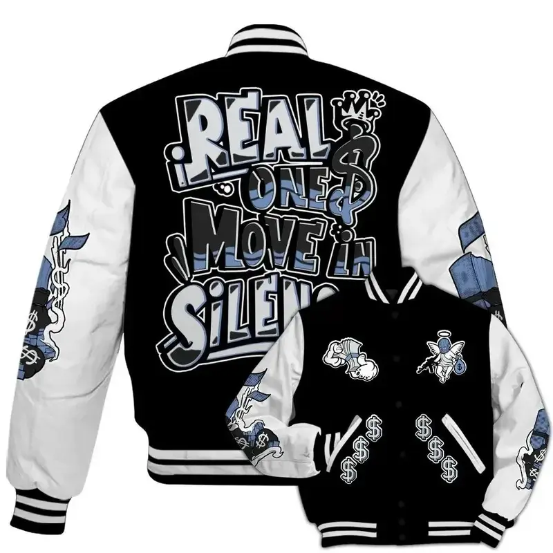 Retro Sneaker Graphic Varsity Jacket | All-Over Print Letterman Bomber Coat | Unisex Baseball Streetwear | Casual Sport Outerwear