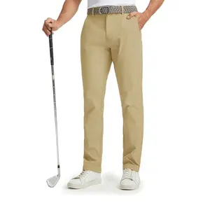 Men’s Waterproof Lightweight Stretch Golf Pants with 8 Pockets, Business Casual Workwear, Fall, Sizes 30/32/34 – GARMENTARY