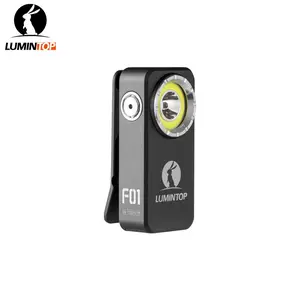 LUMINTOP F01 Mini EDC , 1200 Lumens Triple-Beam Pocket Light (Spot/Flood/Combo), 180m Throw, USB-C Rechargeable, Includes Two Removable 10300 Li-ion Batteries, Magnetic Tail, Red Light & SOS, Compact Torch with Clip for Camping & Emergency. Port summerwin