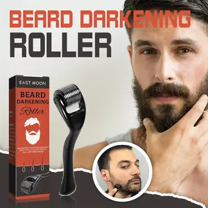 Beard Bushy Roller Strong Strong Root Moisten Soft Shine Men Nourishing Bushy Growing Beard Comb 2pcs/4pcs-SASA