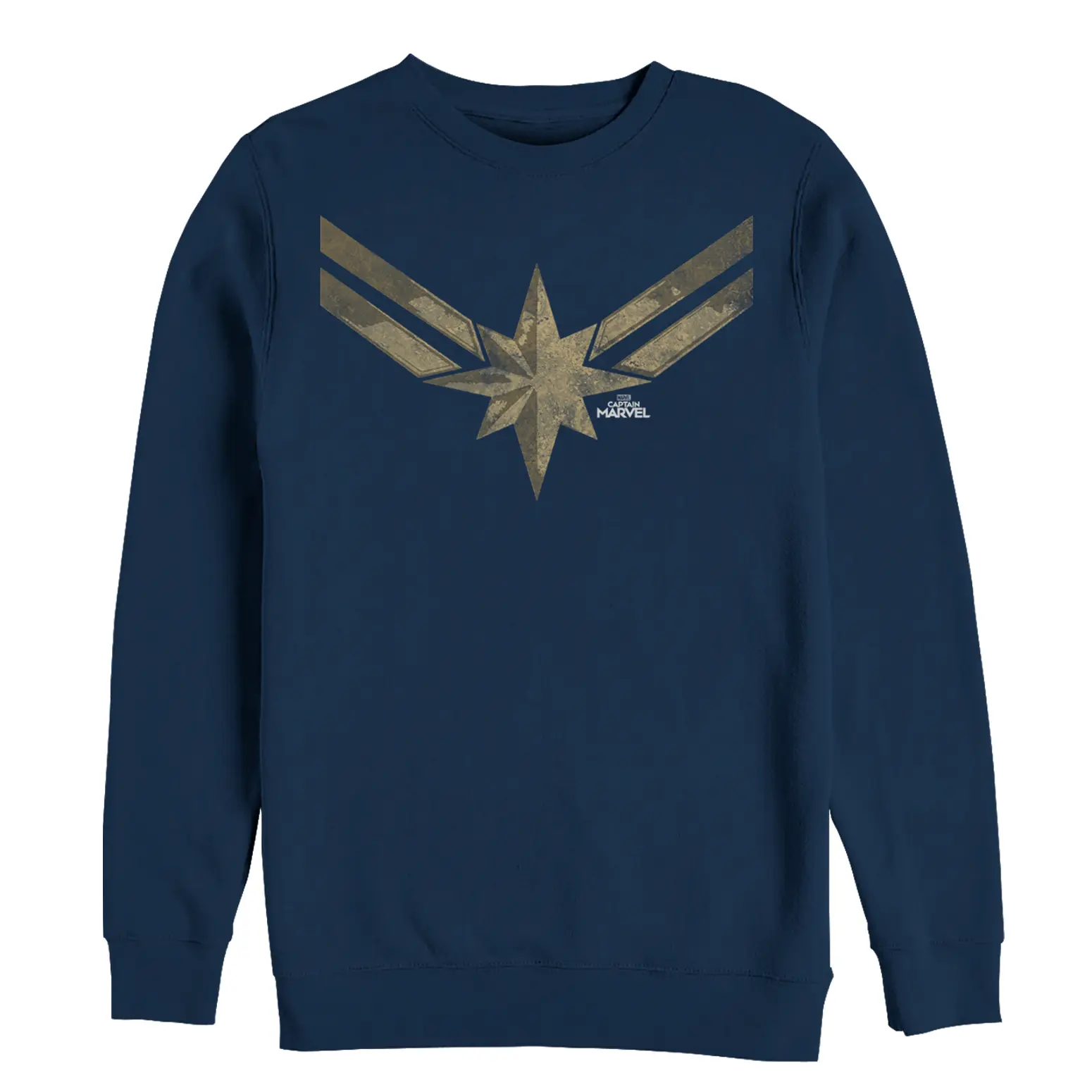 Men's Marvel Captain Marvel Vintage Star Costume Sweatshirt