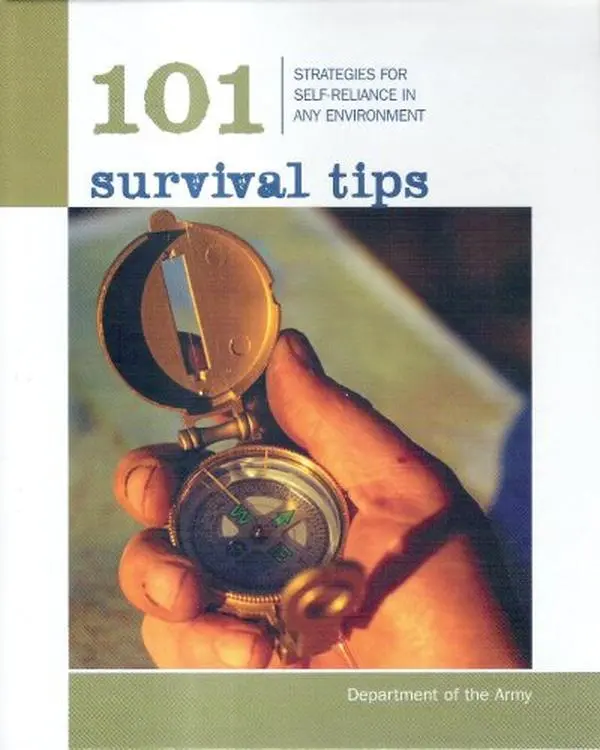 Used Hardcover Book - 101 Survival Tips by U.S. Department of the Army, 2007 English Edition, for Survival Gear, Camping Supplies in Any Environment, 2007 Edition