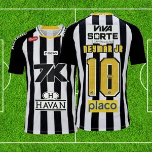 2526 Santos Away Short Sleeve No.10 Neymar JR Vintage Soccer Football Jersey