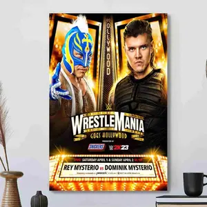 Dominik Mysterio Poster Wrestling Star Wall Art Fan Decor HY1436