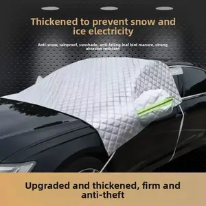 Winter Car Windshield Cover, Frost Protection, Fits Cars Suv Trucks Box Trucks (230x145 Cm), Ideal for Snowy Weather, Car Windshield Sunshade