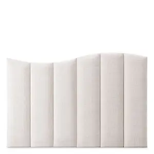 Contemporary Chanton Arch Headboard with Buttonless Tufting - Queen
