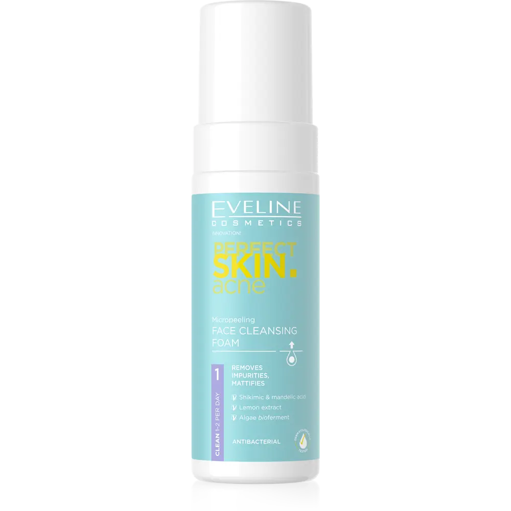 Eveline Cosmetics Perfect Skin Acne Micro-Peeling Face Cleansing Foam