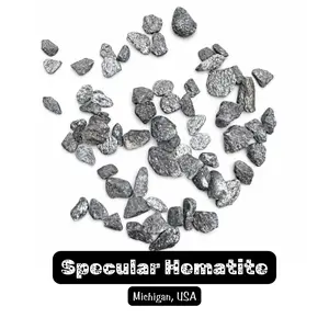 GEM JAR Specular Hematite - Several pcs - Natural Specularite from Michigan