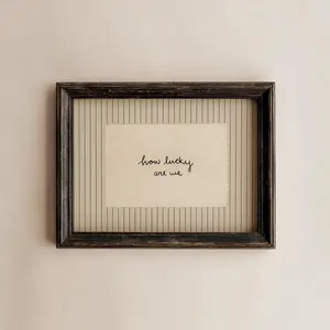 Minimalist Wall Art, PHYSICAL PRINT How Lucky Are We Print, Typography Home Decor, Western Room Poster | Frameless Poster 3