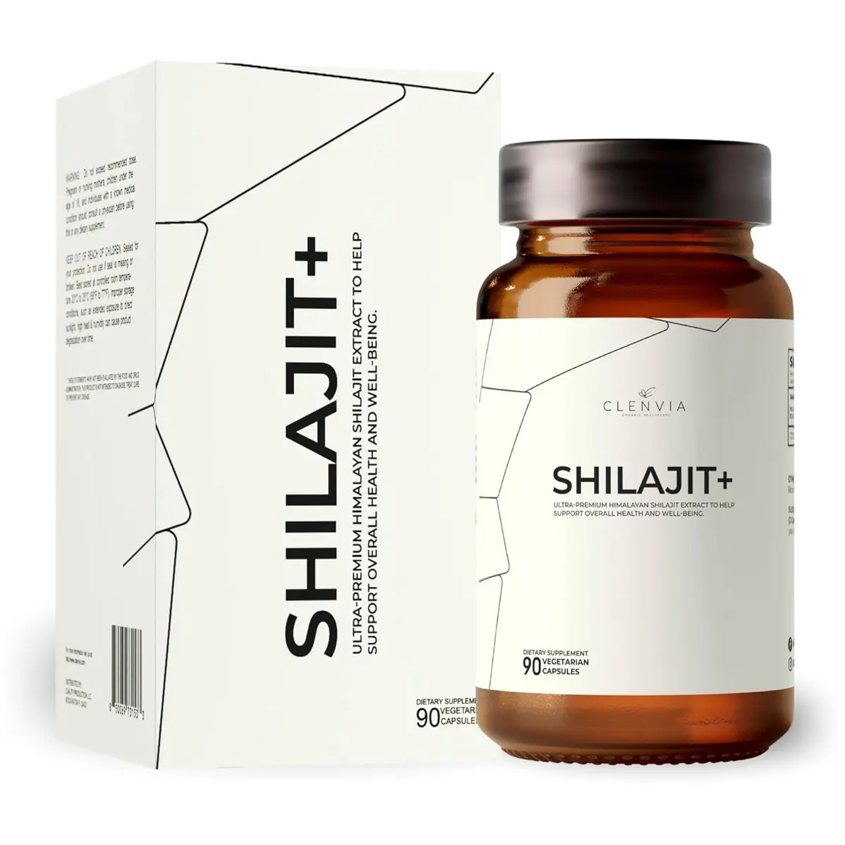 Clenvia Himalayan Shilajit Extract Capsules – 90 Count | Pure Shilajit for Men & Women | Natural Energy Support |  Healthcare Supplement