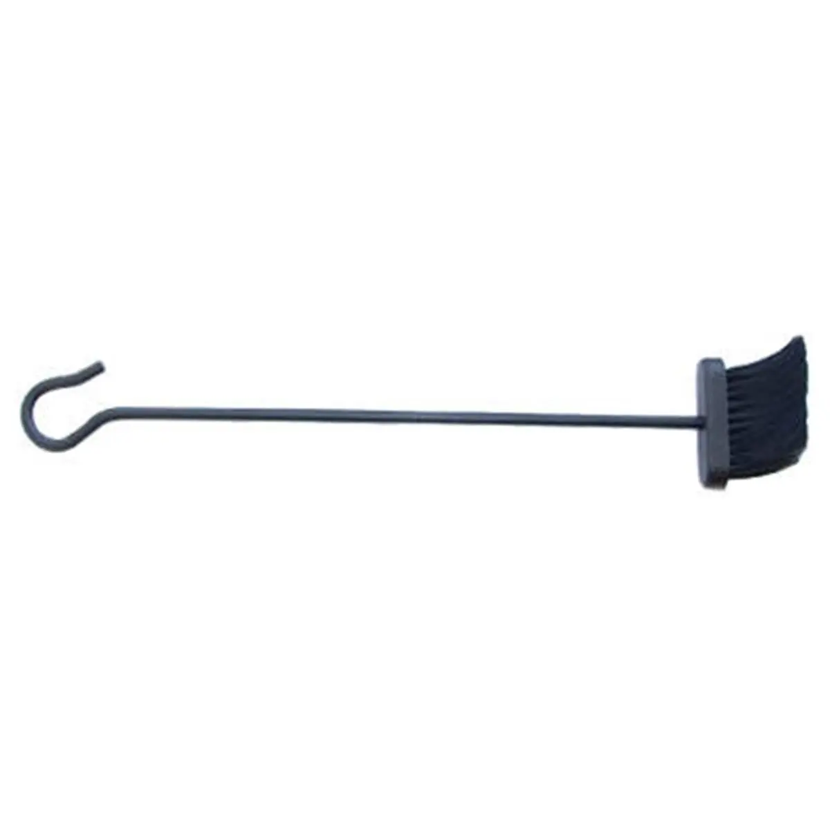 212 MAIN 30 in. Black Steel Fireplace Brush with Long Handle - Home Supplies Hand Tools for Fireplace Cleaning