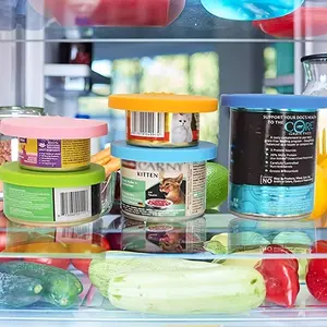 1pc Silicone Can Lid - Multi-Functional, Reusable, Heat-Resistant, Easy-Grip Handle for Secure Closure, Ideal for Food Storage and Preservation, Food Storage Lid|Ergonomic Handle|Durable Silicone