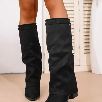 Macy Black Boots TikTok Shop