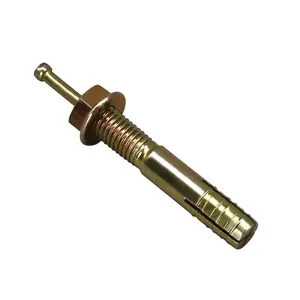 3/8"x2-3/8" Strike Anchor, Hammer Drive pin Expansion Anchor, Metal hit core  Bolt Fastening for Concrete and Cement (20 pcs)