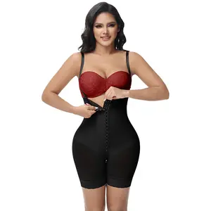 Curveshe Tummy Control Butt Lifter Shapewear Plus Size Faja Crotch with Zipper