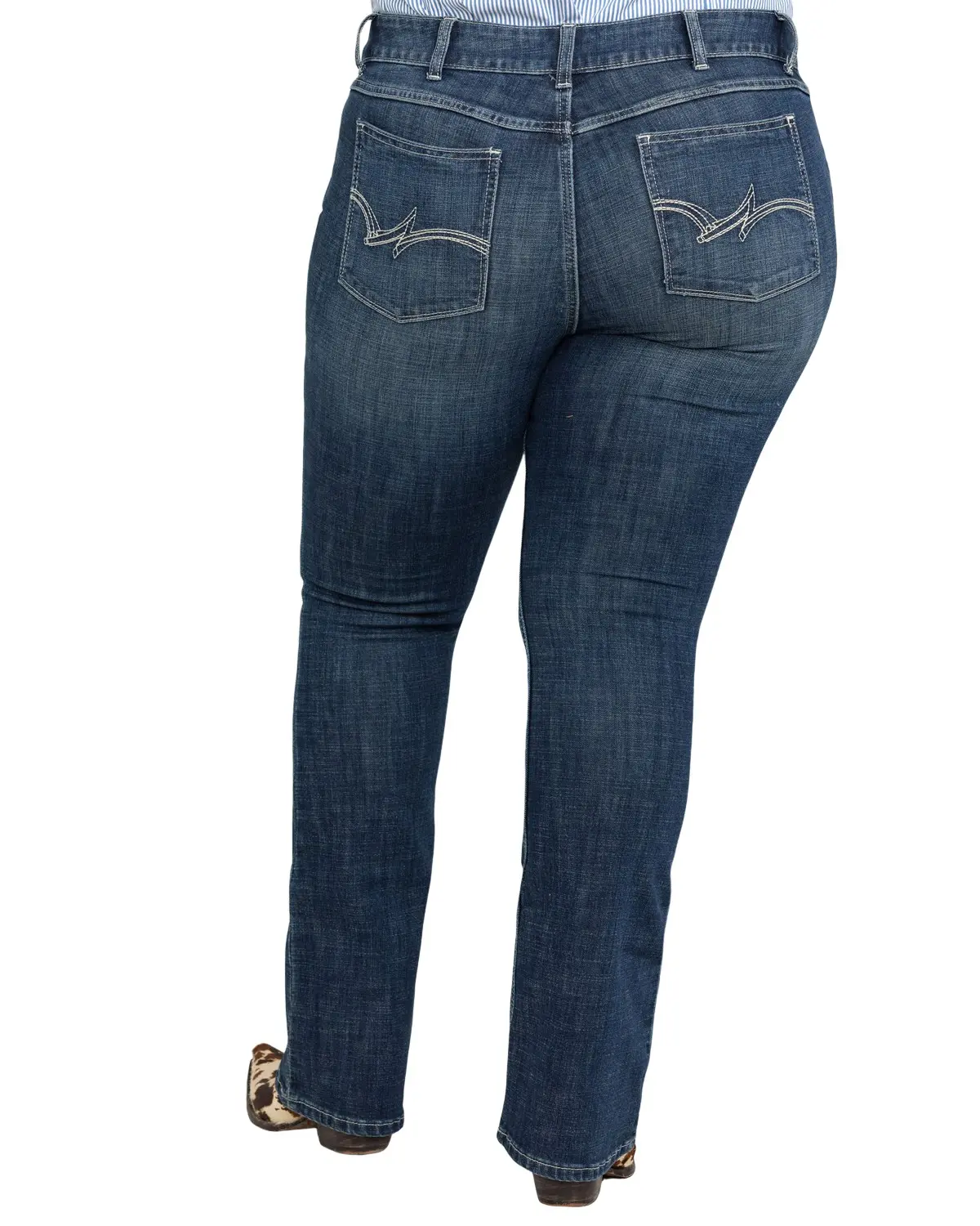 Wrangler Women's Women'S Dark Wash Bootcut Jeans Plus - 1009Pwzdo-Plus