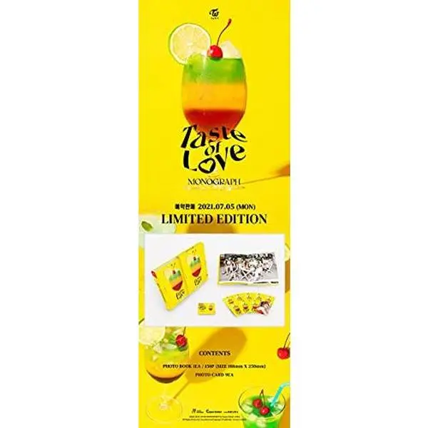 USED Book - Copan TWICE MONOGRAPH Taste of Love 150p Photobook+Photocard 9ea