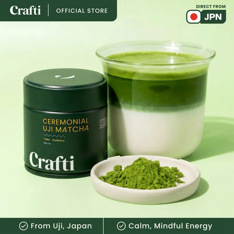 Ceremonial Organic Matcha Powder - 100% First Harvest  Authentic Japanese Matcha from Kagoshima, Japan