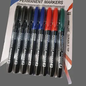 Permanent marker red blue green and black 8 pc in one packet