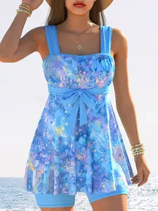 Dreamy starry sky print tankini