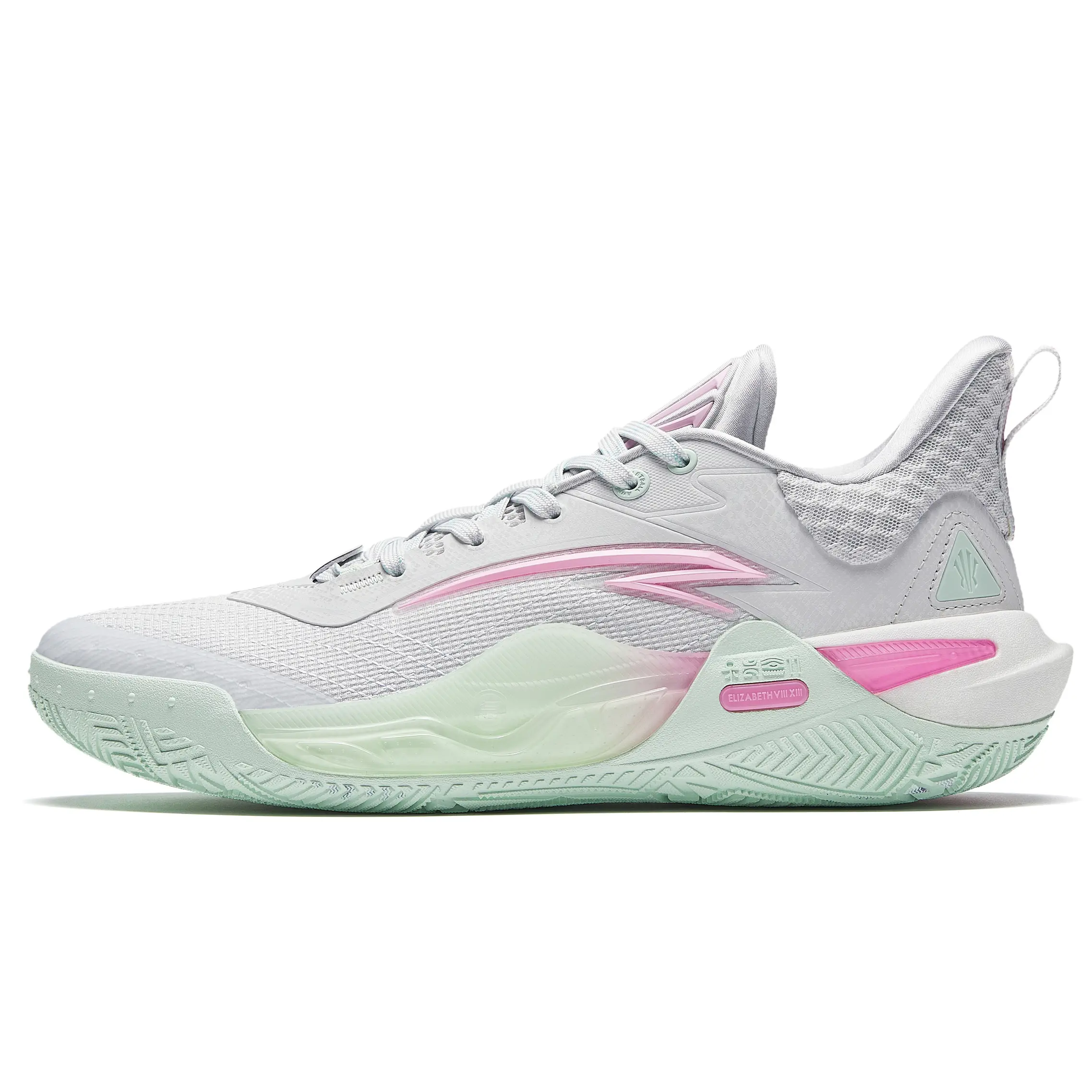 ANTA Kai 1 Speed Hutt Lagoon Durable Non-slip Low Top Basketball Shoes Men's Pink 112441114-7