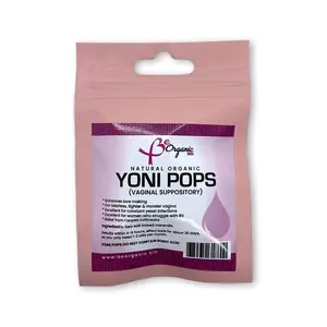 Beorganicllc (Non- Boric Acid )Yoni Pops Suppositories PH Balance & Restore Natural  Gentle Cleansing Formula Odor Control  4 Pills