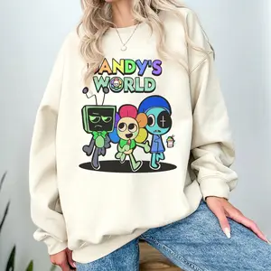Dandy's World Gamer Hoodie: Unisex Video Game Sweatshirt | Roblox Inspired Clothing DOLX0
