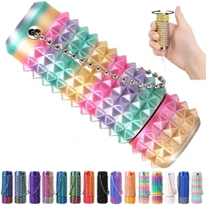 Little Ouchies Pain Fidget, Pain Stim Fidget for Stress Relief & Focus, Little Ouchies, Mini Fidget Toys, 3D Printed with Hard Spiky Fidget Massage Keychain