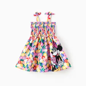 PatPat Disney Girls Dress, Princess Character Print Tutu Sundress, Soft Stretchy Fabric Casual Party Outfit for Toddler Little Girls