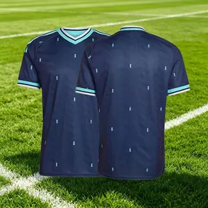 2026 Germany Away Blue Short Sleeve Soccer Jersey Fans Version