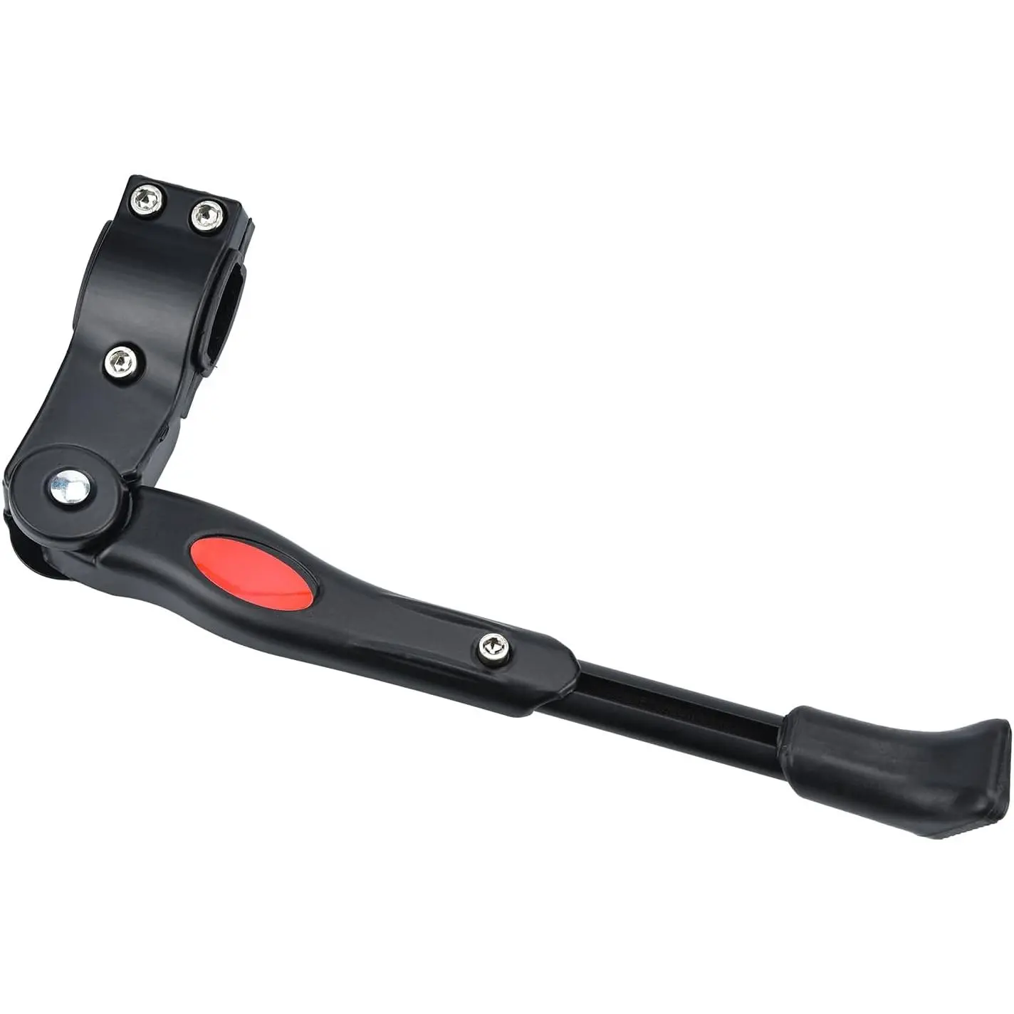 Bike Kickstand, Adjustable Aluminum Bicycle Stand for Bike,Road Mountain Cycling Rear Mount Side Stand, Fits for 20-27.5 inch Bike (Black)