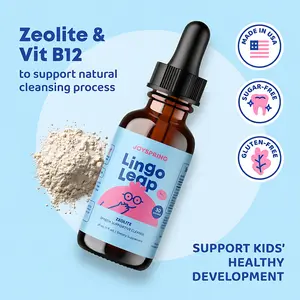 JoySpring LingoLeap Speech Learning Natural Supplement for Kids – Zeolite Drops with B Vitamins and Premium Botanical Extracts To Support Focus, Memory, and Everyday Learning