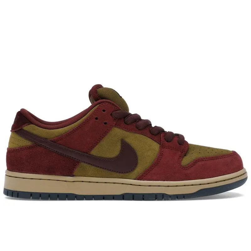 Nike Men's SB Dunk Low Dark Team Red Olive Flak Skateboarding Shoes, from StockX Nike Men's SB Dunk Low Dark Team Red Olive Flak Skateboarding Shoes, from StockX