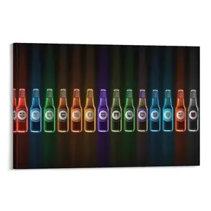 Zombie Perk Bottle Poster Poster Canvas Wall Art For Bedroom Decor Bar Office Room Decor Gift