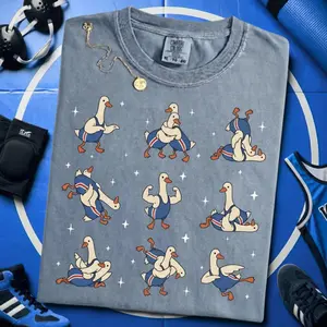 Comfort Colors Wrestling Silly Goose Shirt - Wrestling Team tshirt, Wrestler Gift for Mom, Coach or College Wrestling Fan