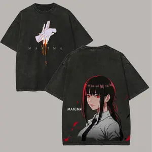 he End Of All ThingFANDOMS Washed TShirt Japanese hot Anime hot product Couples Streetwear Trendy Classic Comfortable Breathable